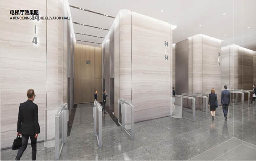 信达中心电梯 